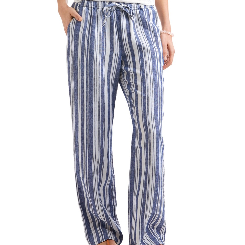 Vineyard Vines Striped Linen Pants Sz XL